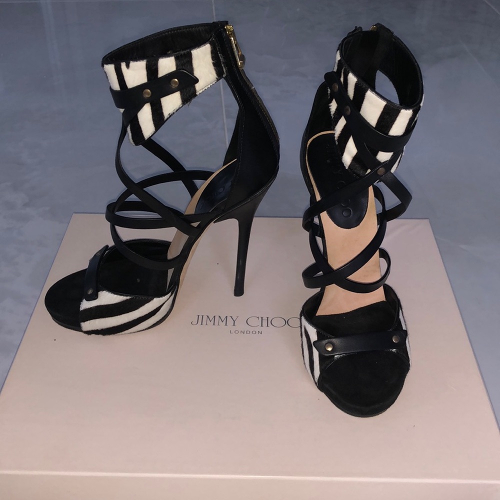 Jimmy Choo Jet Runway Heels 36